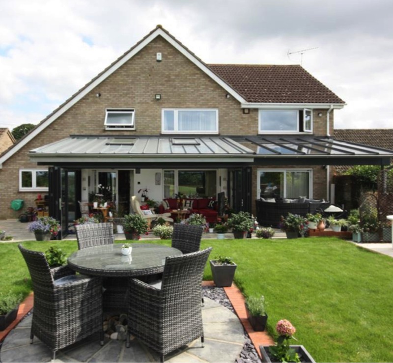 Dullingham Zinc Solid Roofed Garden Room provides year round living