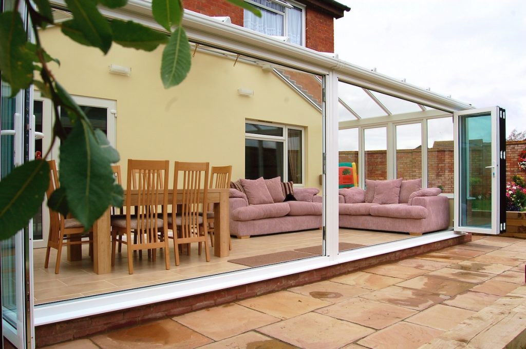 Full Width Bi-fold Doors In Haverhill Conservatory